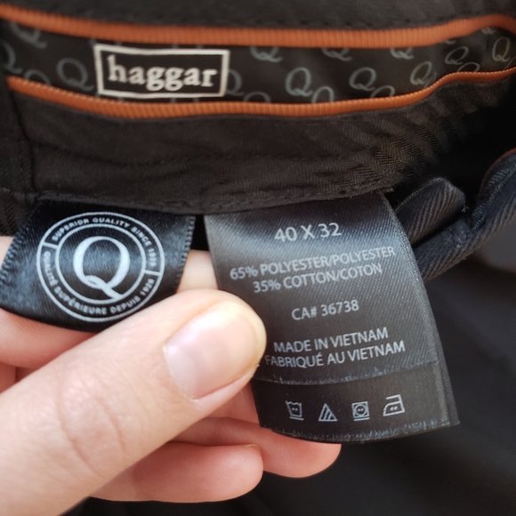 Brand new Haggar Men's No Iron Khaki Classic Fit, Expandable Waist - Picture 11 of 11